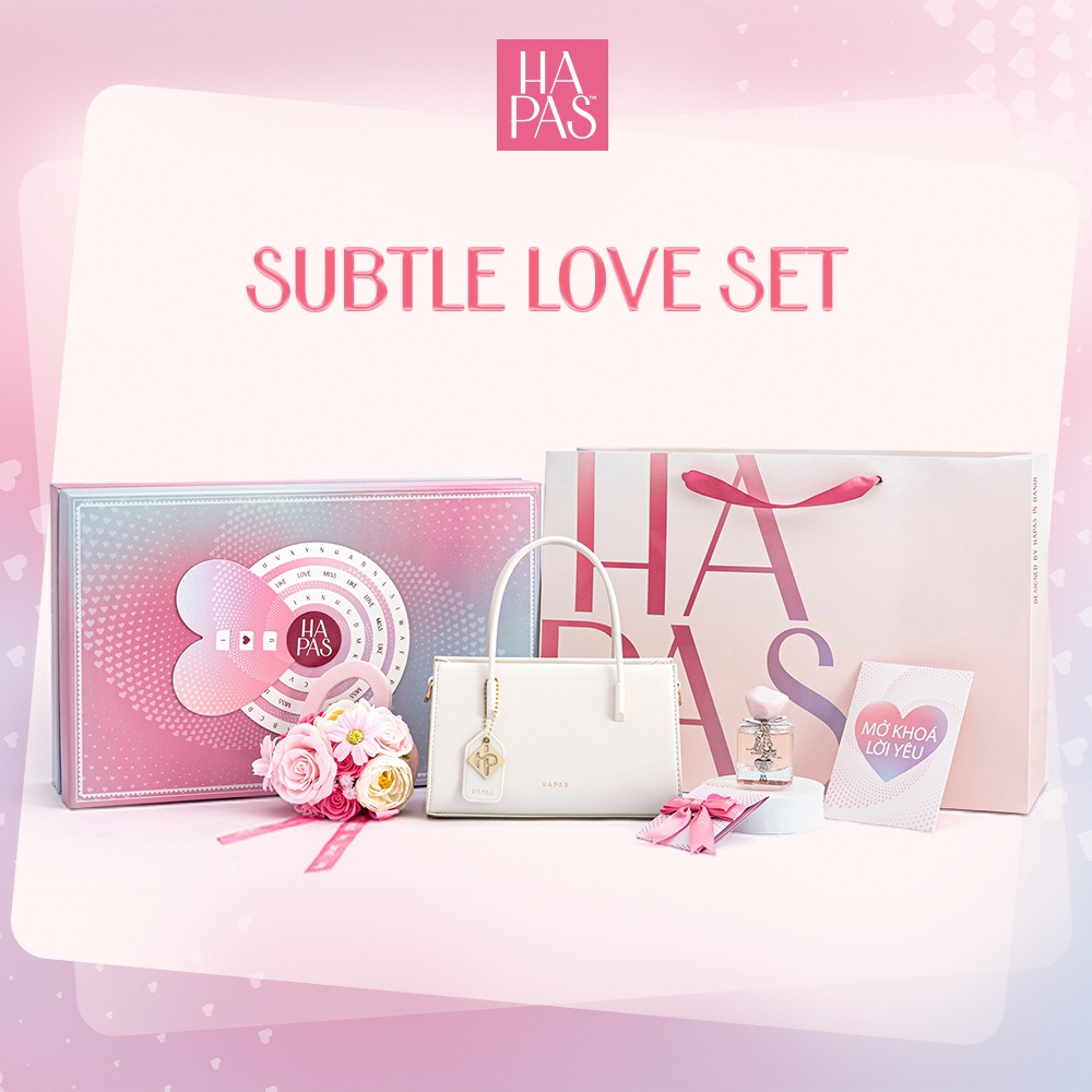 ชุดของขวัญกระเป๋าถือ “SUBTLE LOVE SET” HAPAS 2026 – ของขวัญวันวาเลนไทน์ 14/2 ที่มีความหมาย มอบให้คนที่คุณรัก