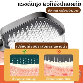 💧หัวฝักบัว, หัวปรับน้ําห้าสปีด, ตะแกรง, หัวฝักบัวอ่างอาบน้ํา, หัวฝักบัวอ่างอาบน้ํา, ชุด, แผงขนาดใหญ่