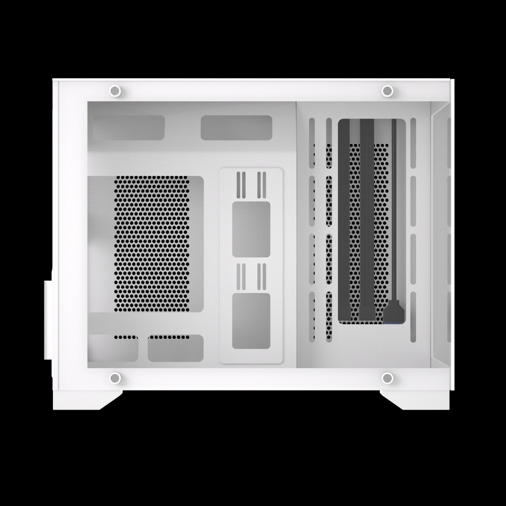 เคสคอมพิวเตอร์ M-ATX/ITX Panorama Tempered Gaming Case ขนาดเล็กระบายความร้อนด้วยน้ำด้านข้างโปร่งใส E-Sports เกม ราคา ถูกที่สุด ดีลบีเคเค แกลเลอรีภาพที่ 7