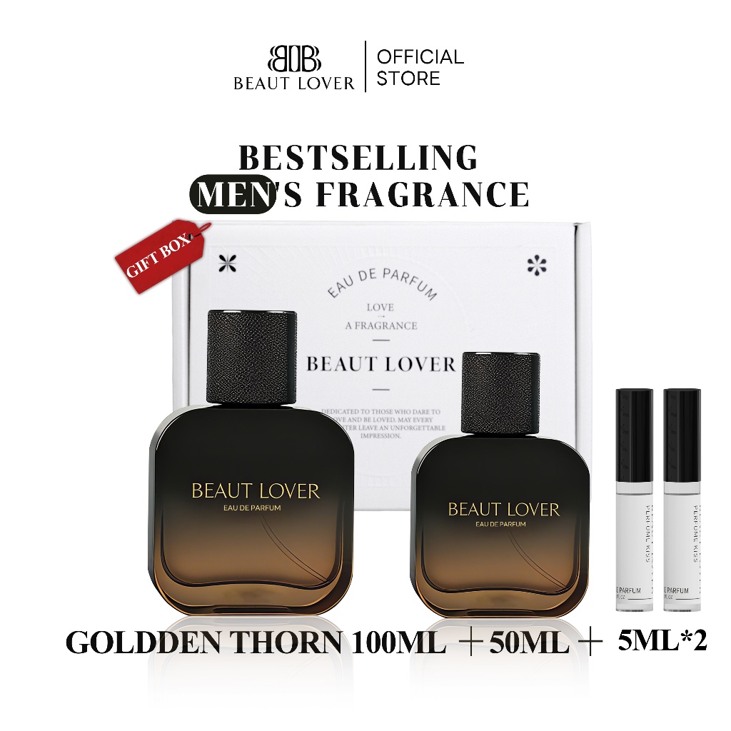 น้ำหอมกลิ่นวานิลลา ของแท้ BEAUT LOVER น้ำหอมผู้ชาย สำหรับสุภาพบุรุษ 50/100ML น้ำหอมกลิ่นลึกลับ ชุดของขวัญน้ำหอม ของขวัญป - รูปที่ 2