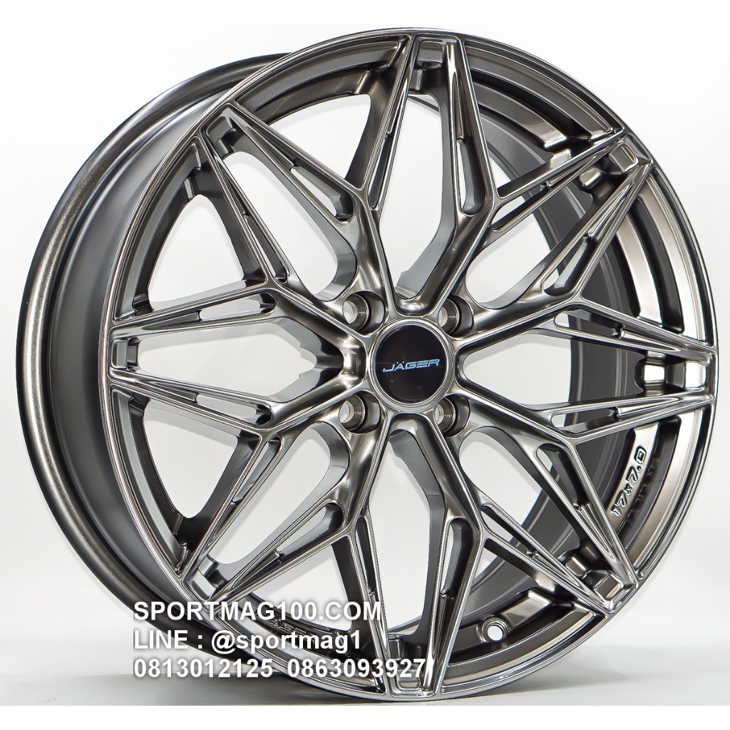 ล้อแม็กซ์ Lenso JAGER Buck JPB ขอบ17นิ้ว 4รู100 สีไฮเปอร์แบล็ค กว้าง7นิ้ว Offset35 [22822]