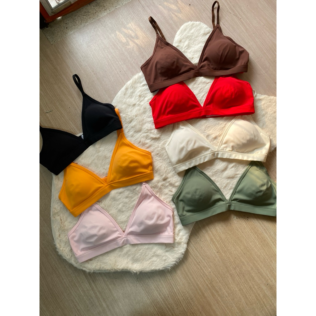 ** บราเล็ตเนื้อนิ่ม super soft wireless bralette