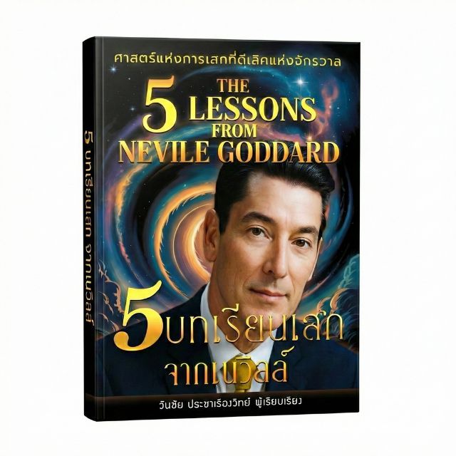 หนังสือ 5 LESSONS FROM NEVILLE GODDARD  5 บทเรียนจากเนวิลล์ ก็อดดาร์ด