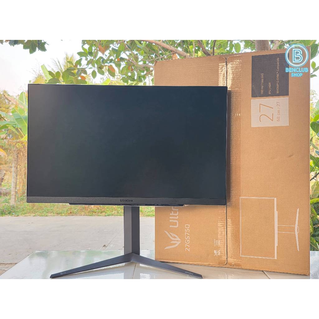 MONITOR (จอมอนิเตอร์) LG ULTRAGEAR 27GS75Q-B (IPS, HDMI, DP) 2K 180-200Hz 27'' สินค้ามือสอง