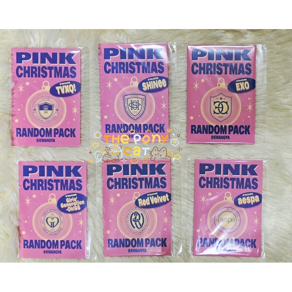 *พร้อมส่ง* 2022 PINK CHRISTMAS PHOTO CARD RANDOM PACK