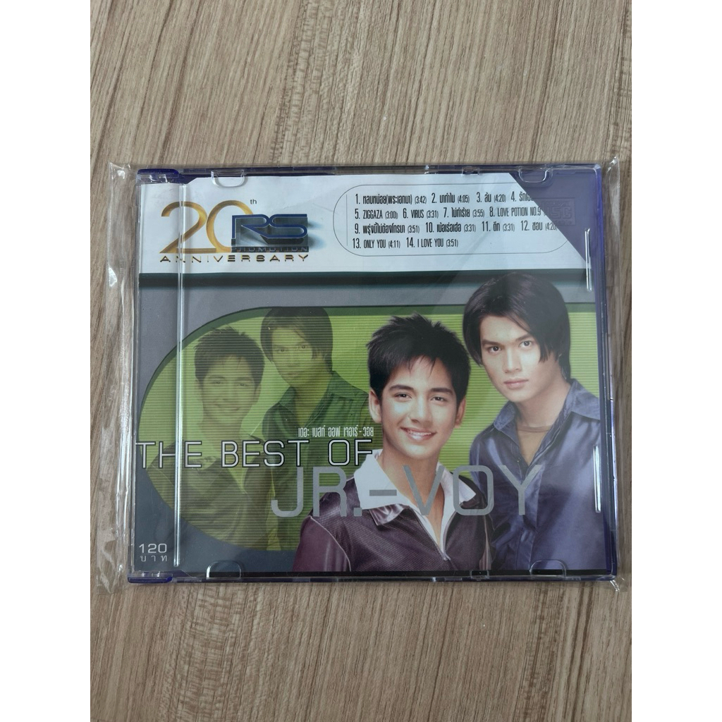 ซีดี เพลง cd audio แผ่นแท้  ออดิโอ สำหรับฟัง             หายาก jr voy เจอาร์ วอย