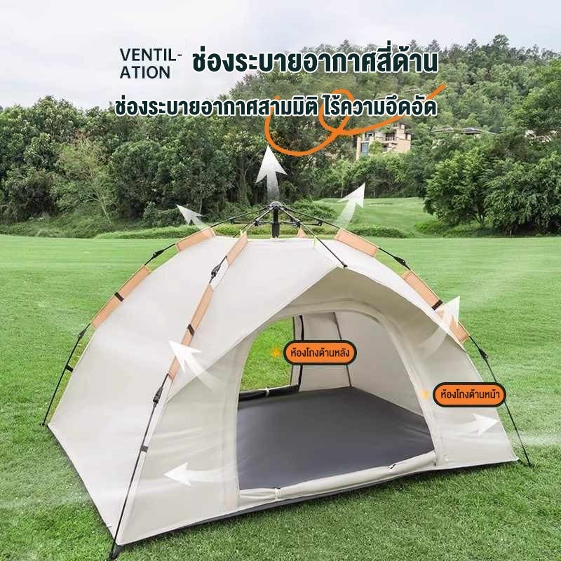 เต็นท์กางอัตโนมัติ สำหรับ 4-6 ท่าน กันแดดกันฝน thumbnail 4