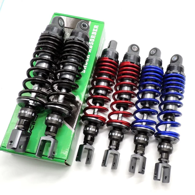 โช๊คหลังโชบิ(Cho-bi)โช้คหลัง โช๊คโชบิ pcx nmax xmax ขนาด300/310/280/320/330mm (1คู่)สปริงใหญ่ แกนใหญ่ แถมสติ๊กเกอร์