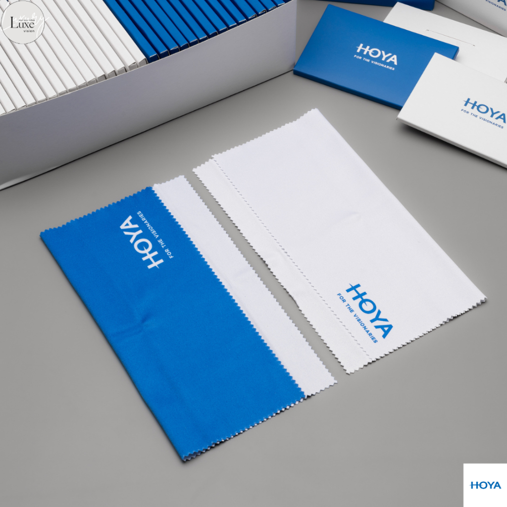 ผ้าเช็ดแว่น HOYA ไมโครไฟเบอร์ คุณภาพส่งตรงจากญี่ปุ่น