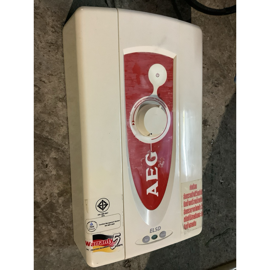 มือ2 เครื่องทำน้ำอุ่น บอดี้มีตำหนิ🚨 เครื่องทำน้ำอุ่น AEG model BE 45E 4,500-5400 วัตต์ ใช้ไฟAC 220 V
