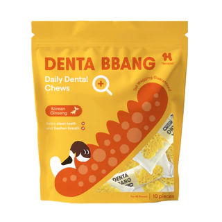 Hana Pet Denta Bbang ฮะนะเพ็ท ขนมขัดฟันสุนัข ขนาด120g 1แพ็ค10ชิ้น