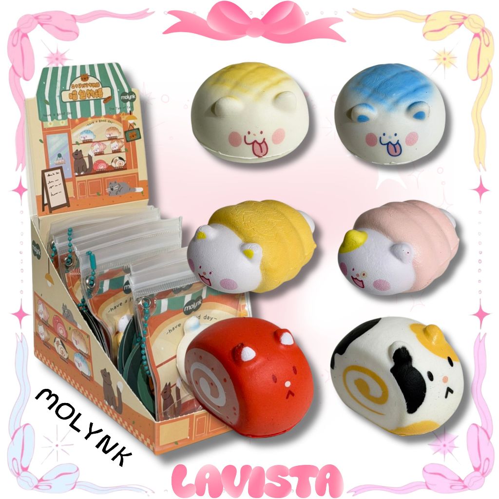 [ส่งจากไทย] สกุชชี่จิ๋ว MOLYNK แบบบแยกตัว/ยกbox