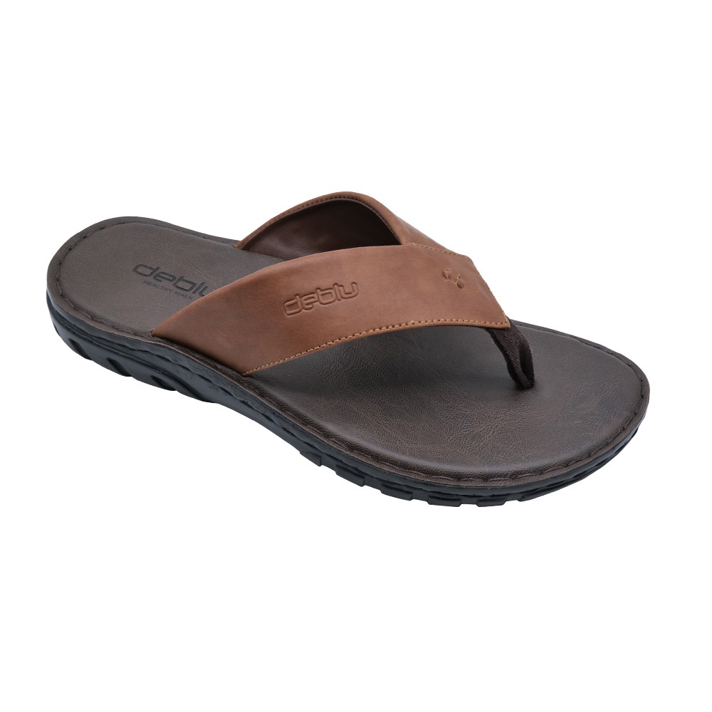 รองเท้าเพื่อสุขภาพ ผู้ชาย deblu รองเท้าแตะหนังผู้ชาย แบบหนีบ M4730ไซส์ 39-44