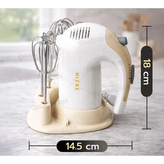 เครื่องผสมอาหาร เครื่องตีไข่ Hand Mixer Mizae(มิเซ่) ULTRAPOWER 300W รับประกันนาน 3ปี! 🚛 📌