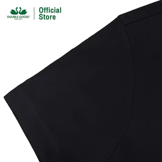 ห่านคู่ เสื้อโปโล ปกเชิ้ต สีดำ รุ่น Maxx