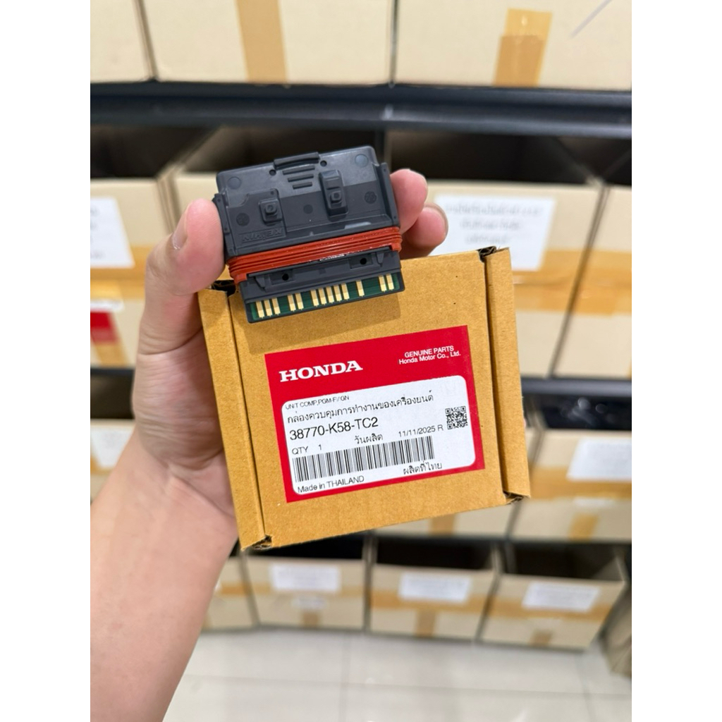 กล่องไฟ ECU เวฟ110iLED ปี2019-2020 รหัสK58-TC2 แท้เบิกศูนย์ *38770-K58-TC2*