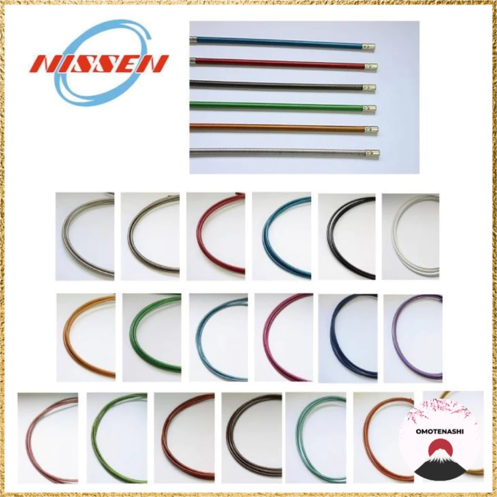 NISSEN CABLE CO., LTD. Stainless Steel Brake Outer Cable, 2m นิสเซน