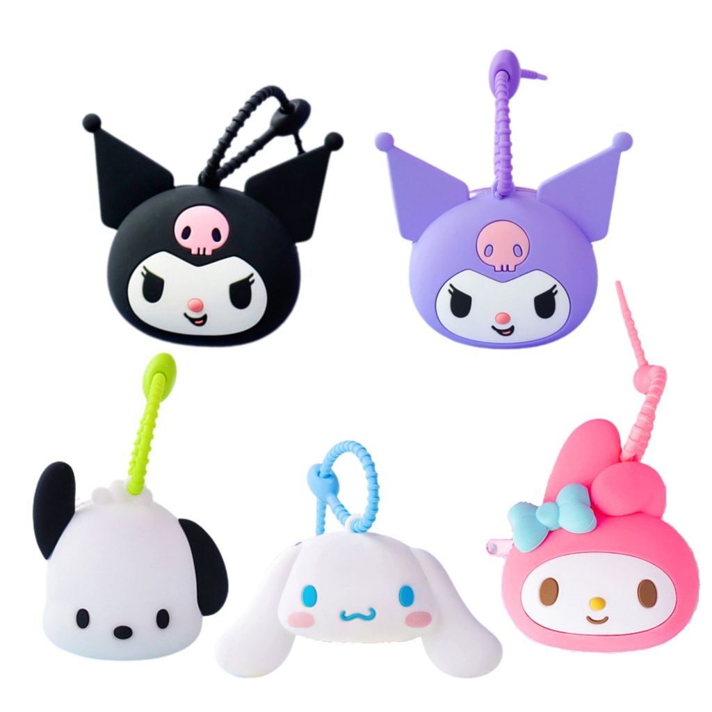 Sanrio Mini Bag กระเป๋าซิลิโคนใส่เหรียญ ใส่หูฟัง ซานริโอ้ สินค้าพร้อมส่ง