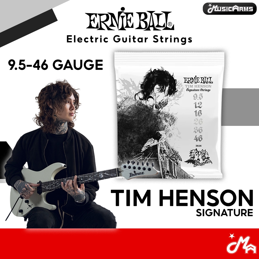 Ernie Ball Tim Henson Signature สายกีตาร์ไฟฟ้า Electric Guitar Strings – 9.5-46 Gauge