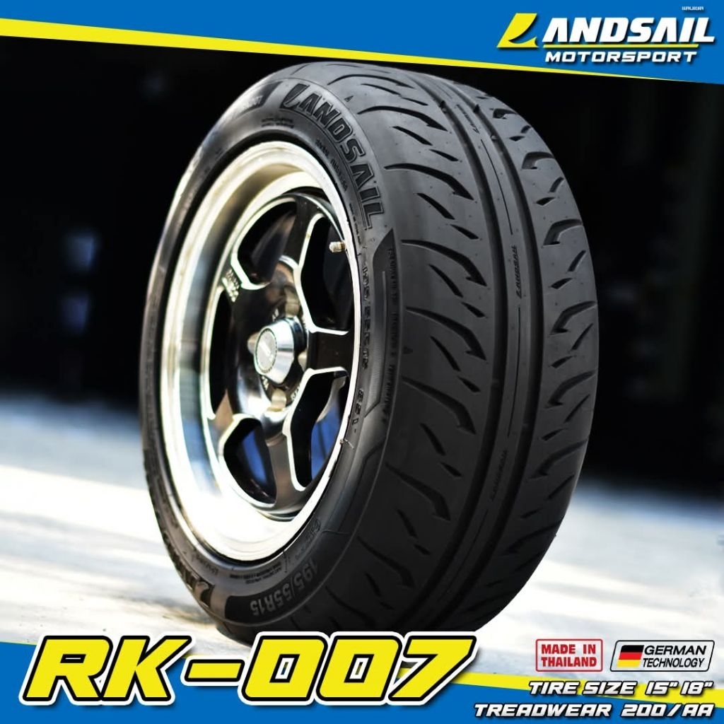 LANDSAIL RK007 ( ปี26 ) 195/50R15 , 195/55R15 Treadwear200