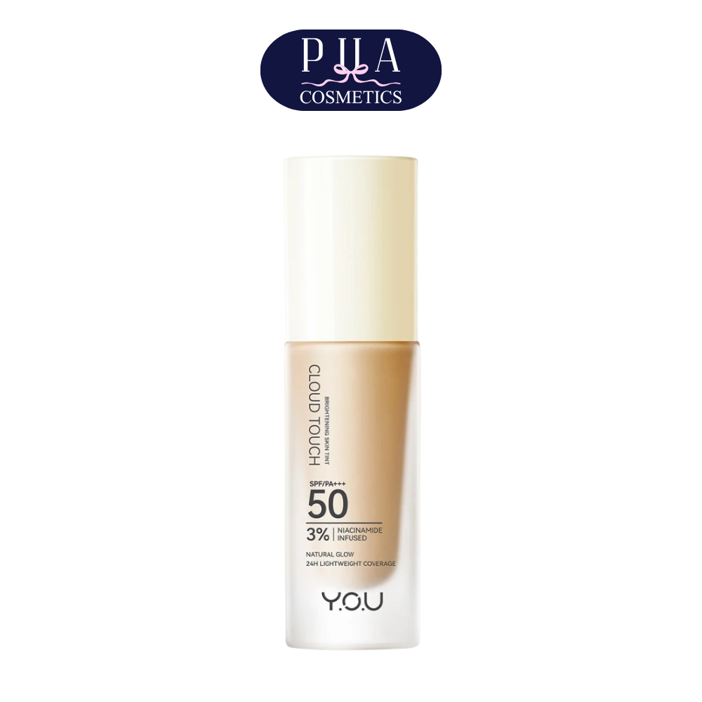 YOU Cloud Touch 3% Niacinamide Brightening Skin Tint SPF50 PA+++ รองพื้นผิวโกลว์