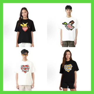 [Pre Order] เสื้อยืดลายหัวใจ HUMAN MADE แขนสั้นคู่รัก