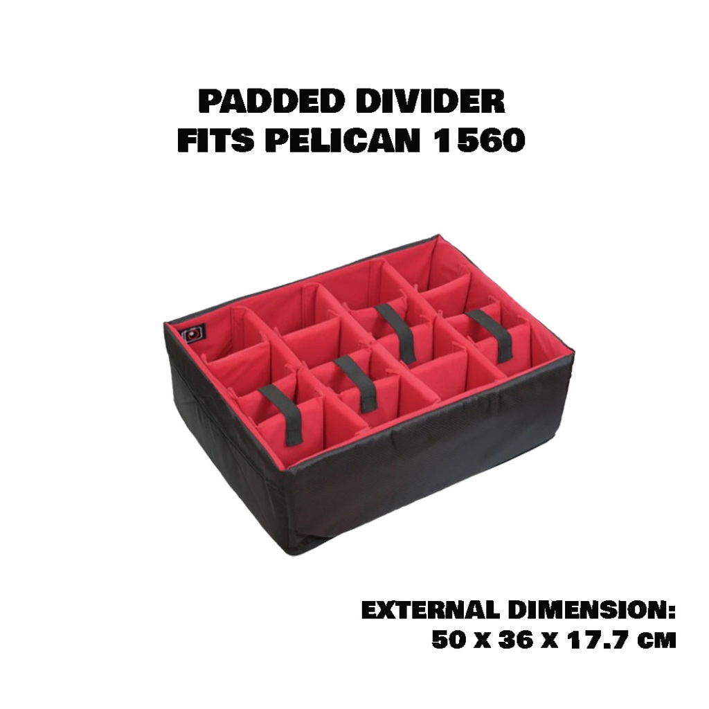 Insert Padded Divider for Pelican 1560 - ช่องสำหรับ Pelican รุ่น 1560