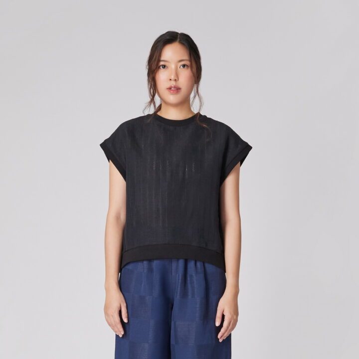 DoiTung เสื้อเบลาส์ GZ SS25/BL2 Black #F