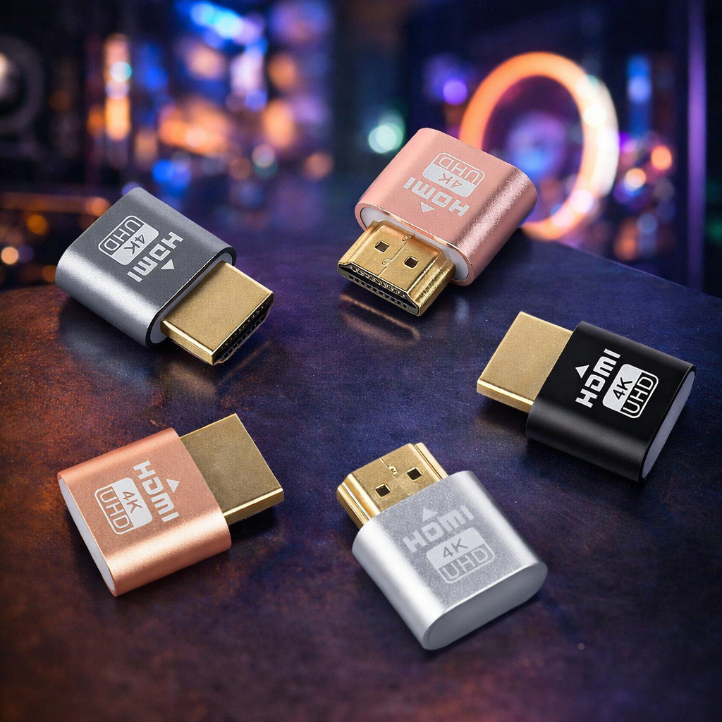 (ส่งจากไทย) ดัมมี่จอ HDMI 4K Dummy Plug | หลอกจอ | ใช้กับ Remote / บอท / Server | 1080P