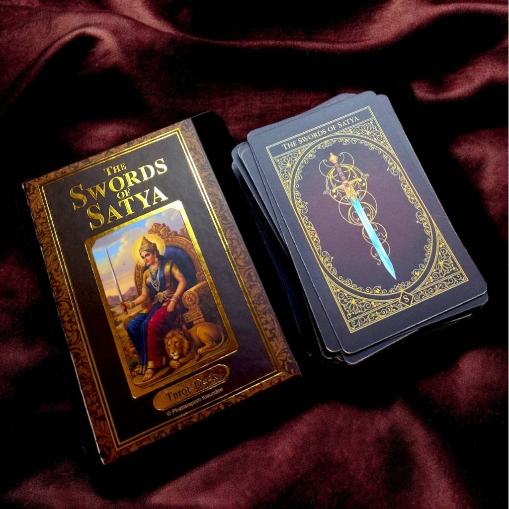 ⚔️พรีออเดอร์ 7-14วันหลังกดรับสินค้า ไพ่ทาโรต์ดาบแห่งสัตยา The Swords of Satya Tarot อ่านก่อนสั่งซื้อ