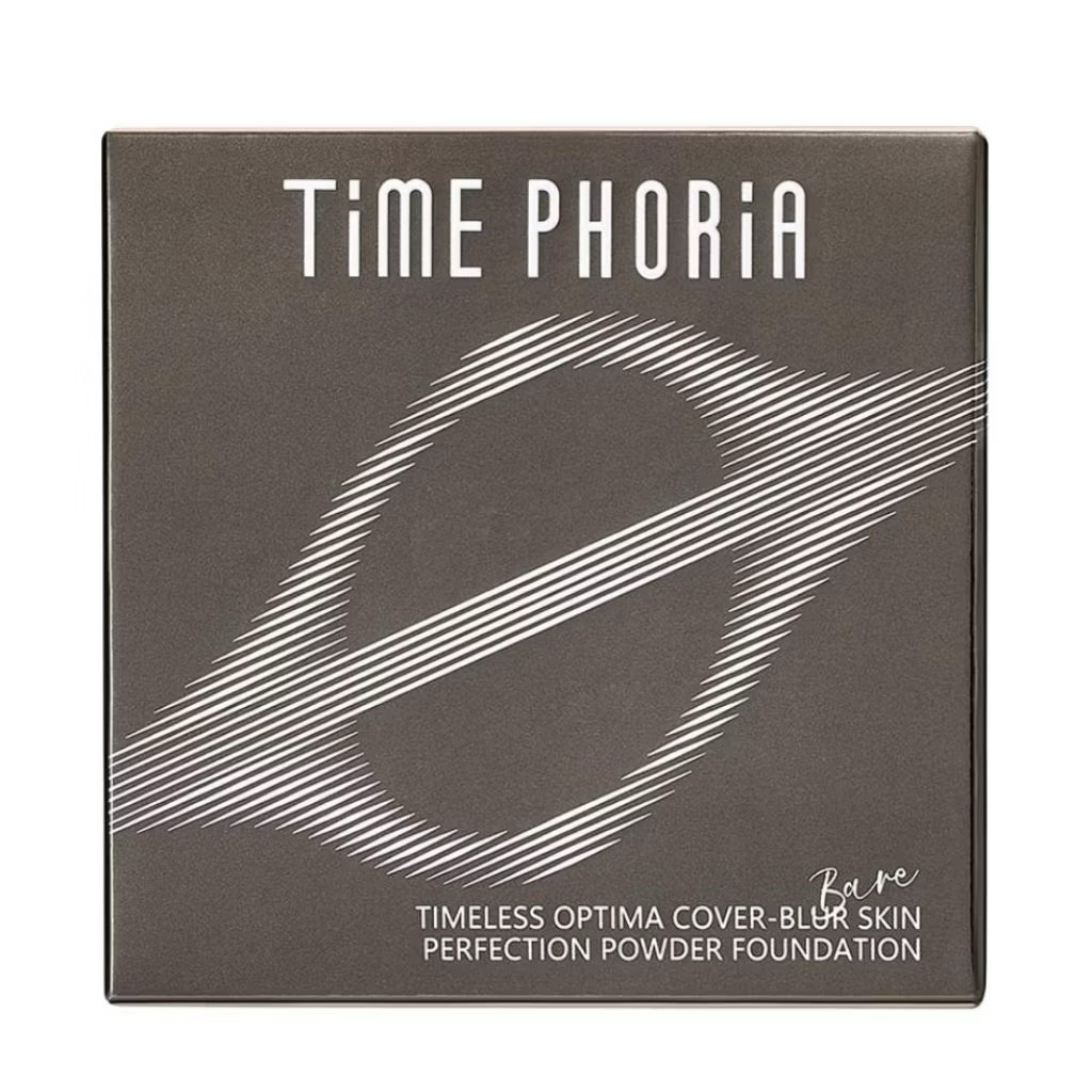 แป้งพัฟ ✨🤍 Timephoria Timeless Optima Cover-Blur Skin Perfection Powder Foundation สี 01N ขนาด 8.5gแ