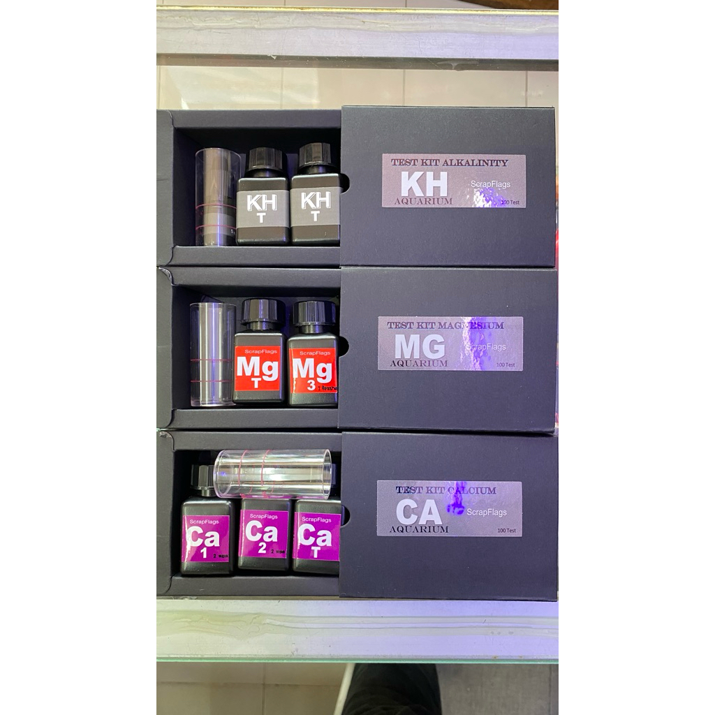 ScrapFlags ชุดรวมวัดค่าน้ำKH CA MG  100up Test/ scrapFlagsยินดีหลังบริการขาย