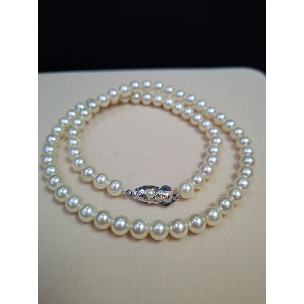 TH145029
สร้อยคอมุกAkoya🎎จากญี่ปุ่น ของแท้ มุกสวยเงางามจากธรรมชาติ 

✨️ ขนาดมุก6.6-6.7มม. 


