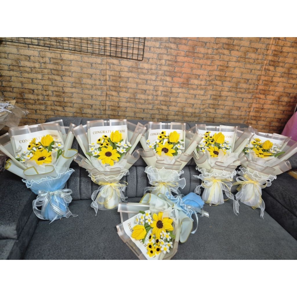 ช่อทานตะวัน  ช่อดอกไม้สวยๆ - รูปที่ 7