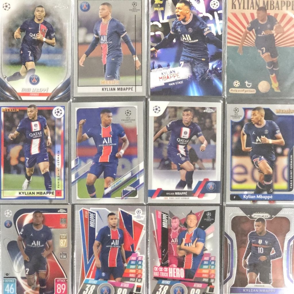 การ์ดบอล Kylian Mbappe ใบ Base