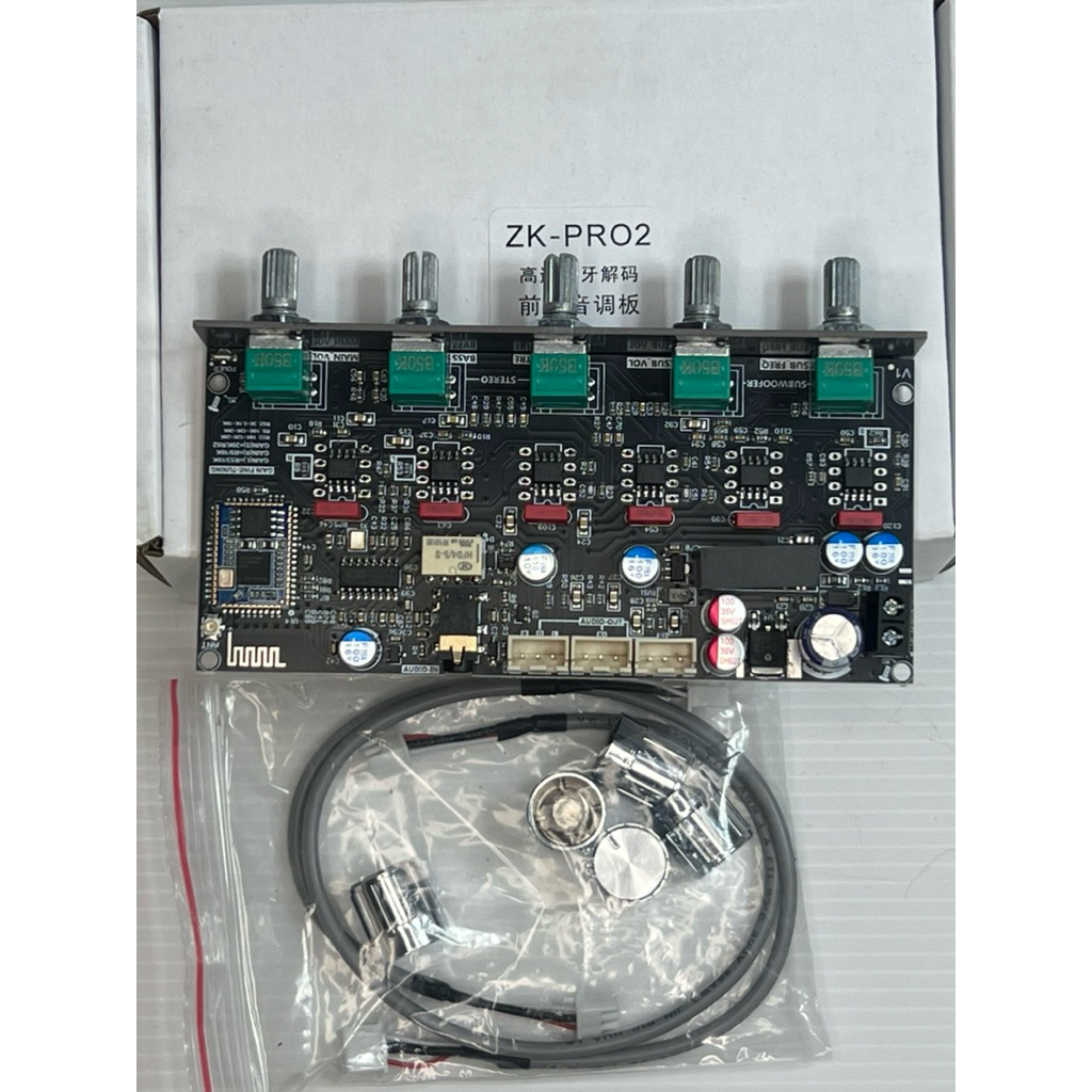 ZK-PRO2 แท้ บอร์ดขยายเสียงพรีแอมป์ Bluetooth APTX QCC3034 DAC ES9023 เสียงใส เบสลึก สำหรับ DIY เครื่องเสียง