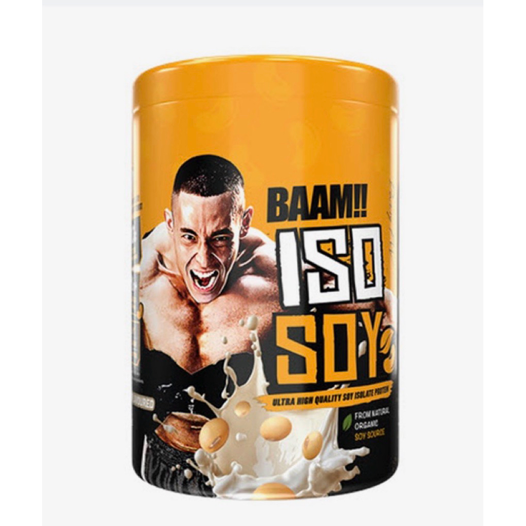 BAAM!! ISO SOY Soy Protein Isolate, High-Protein Soy Protein Isolate, 1 Pound.