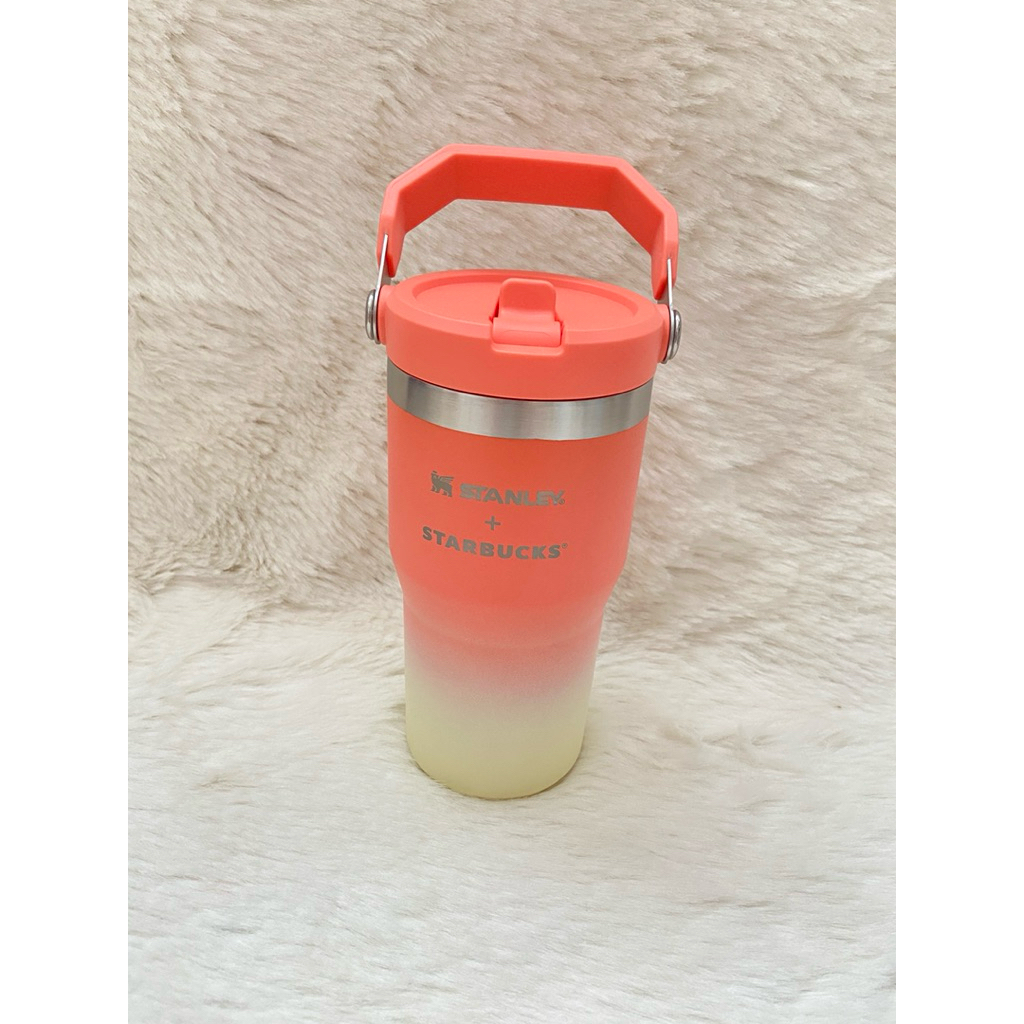 Starbucks Gradient Orange Yellow Stanley 20 Oz