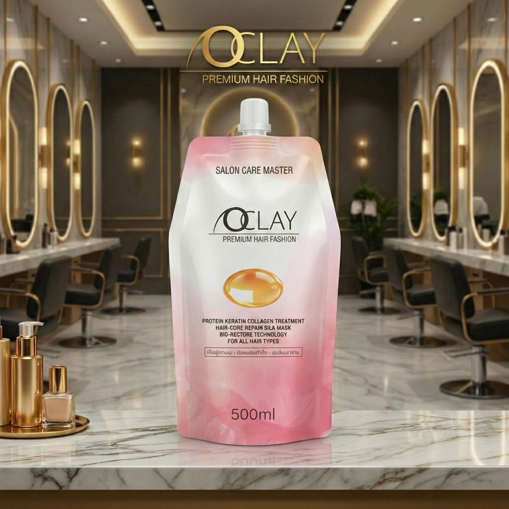(A84) ทรีทเม้นท์โปรตีน OCLAY เติมเต็มเนื้อผมซ่อมผมเสียแบบเร่งด่วนโมเลกุลเล็กละเอียดซึมเข้าเส้นผมง่าย