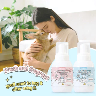 Petcho (PetStern) โฟมอาบน้ำแห้งสัตว์เลี้ยง 2in1 กระต่าย แชมพูโฟมไร้น้ำ ระงับกลิ่นกายและให้กลิ่นหอม