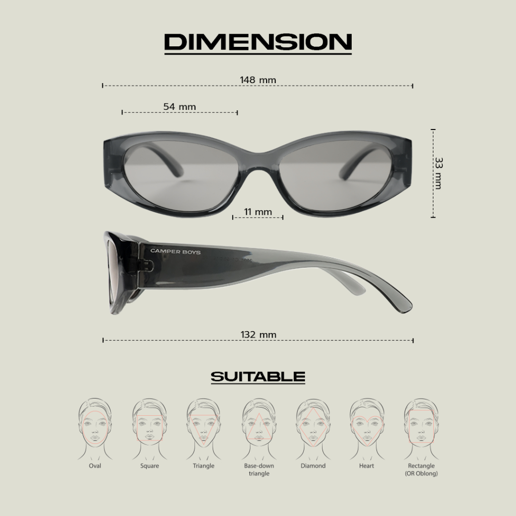 URBAN HIKER SUNGLASSES: SUMMIT SHADE แว่นกันแดดที่ทรงเป็นสไตล์ Gorpcore ใส่ได้ทั้งเดินป่าและในเมือง รูปที่ 5