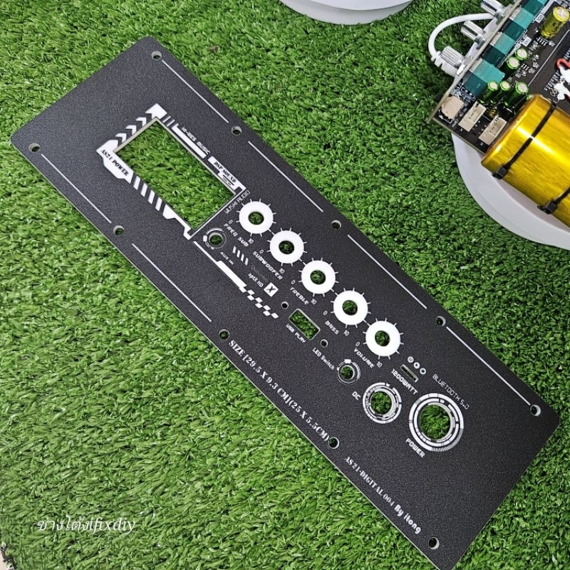 แผ่นเพลท ZK AS-21/ZK AS-21P HT21 3g ST21 เช็คแบตดิจิตอล สีดำด้าน ช่อง25cm x 5.5cm(ตามรูปหน้าปก คือรุ