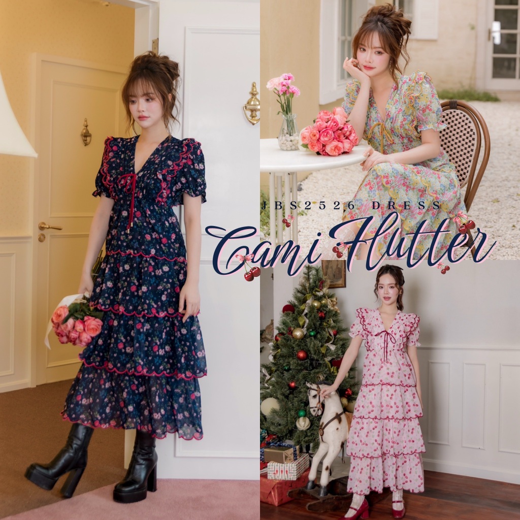 #JBS2526 Cami Flutter Dress Joobs studio