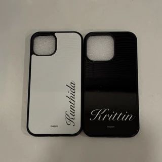 เคสไอโฟน (ใส่ชื่อได้) แบรนด์ Inajam Collection Naming