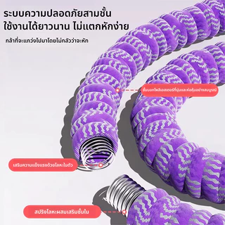 ห่วงฮูลาฮูปสปริง ปริงซอฟท์ฮูลาฮูป ห่วงฟิตเนสสำหรับส่วนเอว นุ่มไม่ทำร้ายเอวบริหารเอว ไร้เสียง เผาผลาญไขมัน กระชับเอว