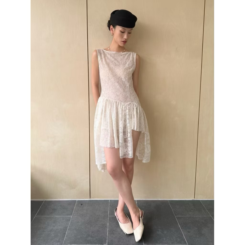 ส่งต่อแบรนด์ pleased - Pleased Mille Mini Lace Dress