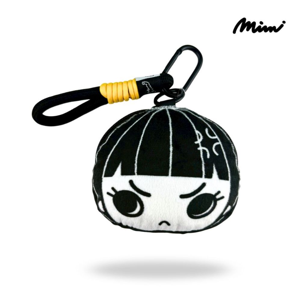 Mimi พวงกุญแจกระเป๋า ว๊อท ดำ A9ZQWH