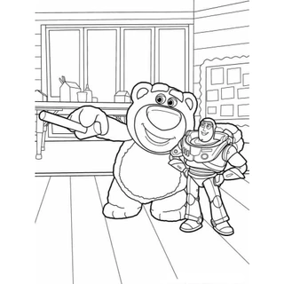 Toy Story ทอย สตอรี่ ชุดภาพระบายสี ขนาด A4