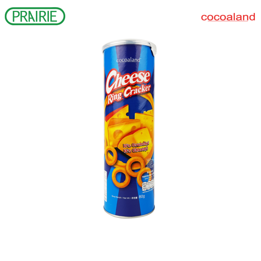 โคโค่แลนด์ ชีส ริง แครกเกอร์ 80 กรัม / Cocoaland Cheese Ring Cracker 80g.