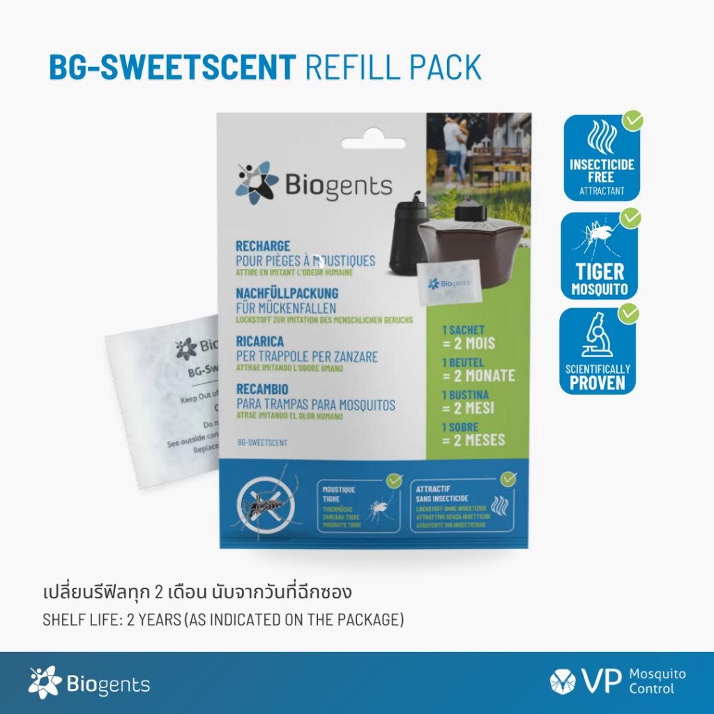 Biogents BG-Sweetscent Refill Pack รีฟิลกลิ่นเหงื่อเทียม